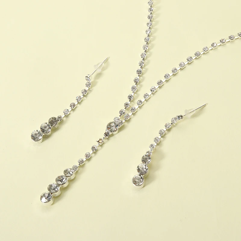 Женский винтажный комплект украшений имитация жемчужина в стиле панк стразы