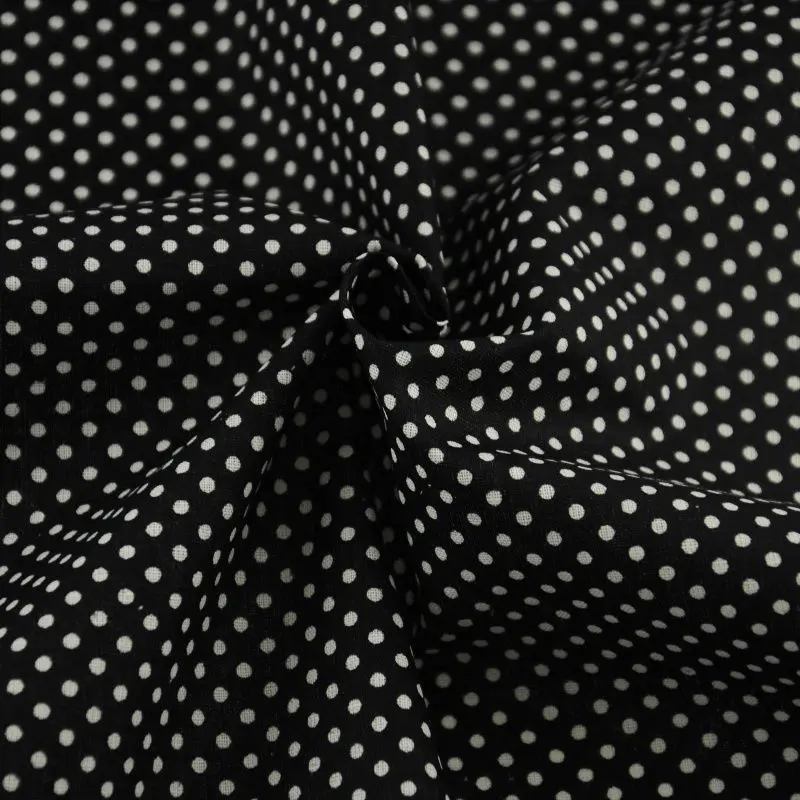 1 Piece Printed Art Work White Dot Design Fat Quarter Garment Patchwork Cloth Tissue Crafts Dolls Desk Cotton Fabric CM | Дом и сад