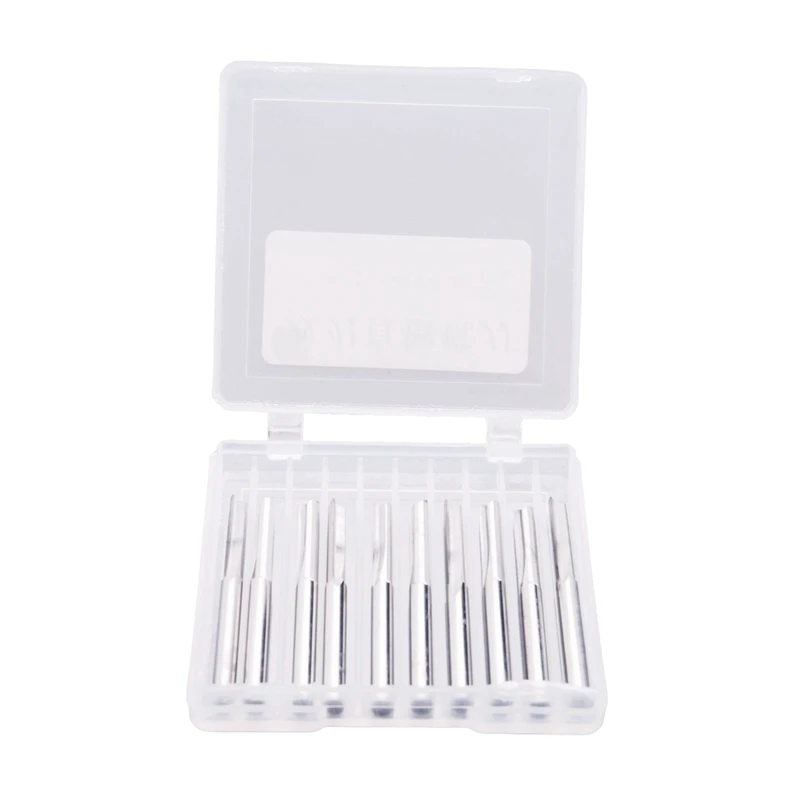 

10Pcs 2 Flute Cnc Router Bits 3.175Mm Straight Slot Tungsten Steel Milling Cutter For Wood Mdf Plastic