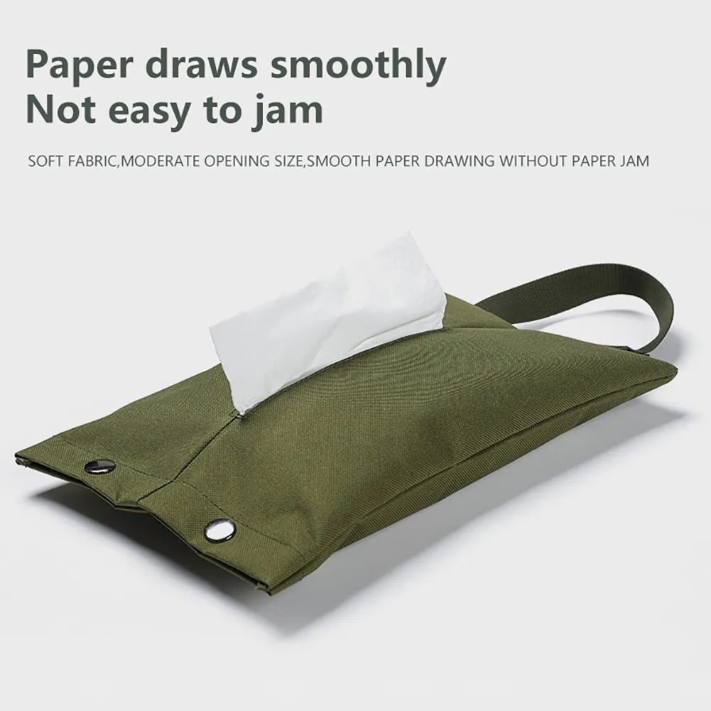 

Outdoor Portable Paper Sleeve Nylon Paper Towel Cover Pumping Paper Cover Green Paper Towel Pumping Cover