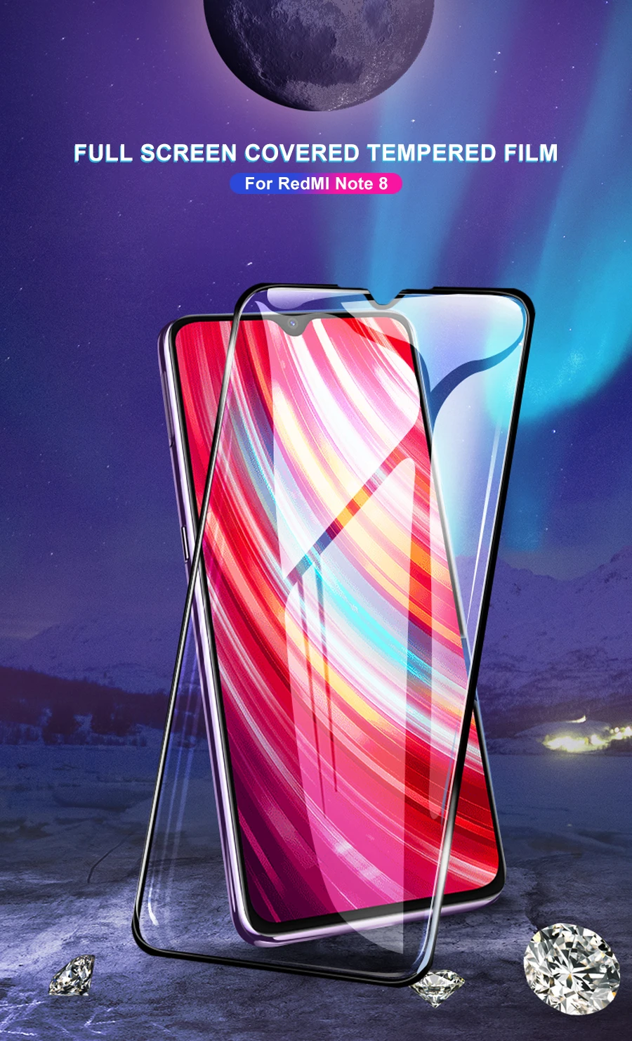 30D полное покрытие из закаленного стекла для Xiaomi Redmi 7 7A 6A 6 Pro 5 Plus Redmi Note 5 5A 6 7 8 pro Защитная пленка для экрана