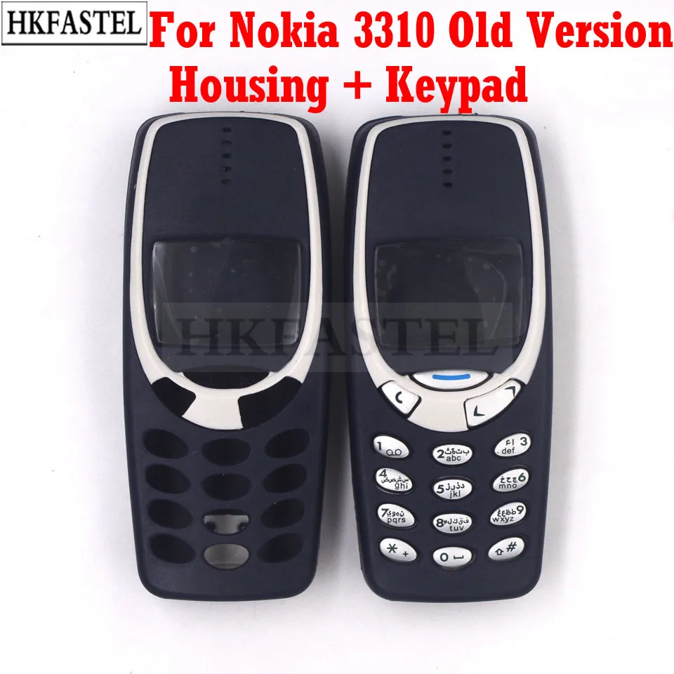 Hkfatel 3310 Корпус старой версии для Nokia высококачественный новый мобильный телефон с