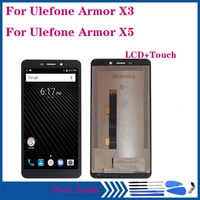 original display for ulefone armor x3 lcd display touch screen digitizer assembly for ulefone armor x5 screen repair kit