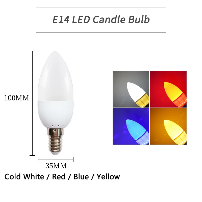 

led bulb E14 E27 Edison Flicker Flame Led Candle Light Fire Lighting Vintage 3W AC220V 240V Tail Retro Decor Energy Saving Lamp