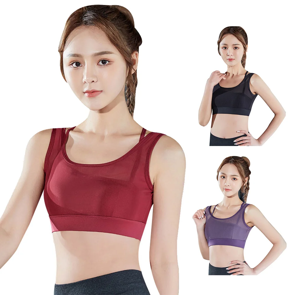 

New Women Sports Bra Yoga Underwear active bra Female Training Workout Gym Fitness Seamless Push Up Yoga Bra Padded Sports Top
