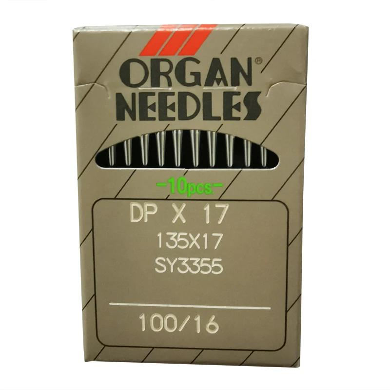 Agujas de órgano DPX17, aguja para máquina de coser Industrial, hechas en Vietnam