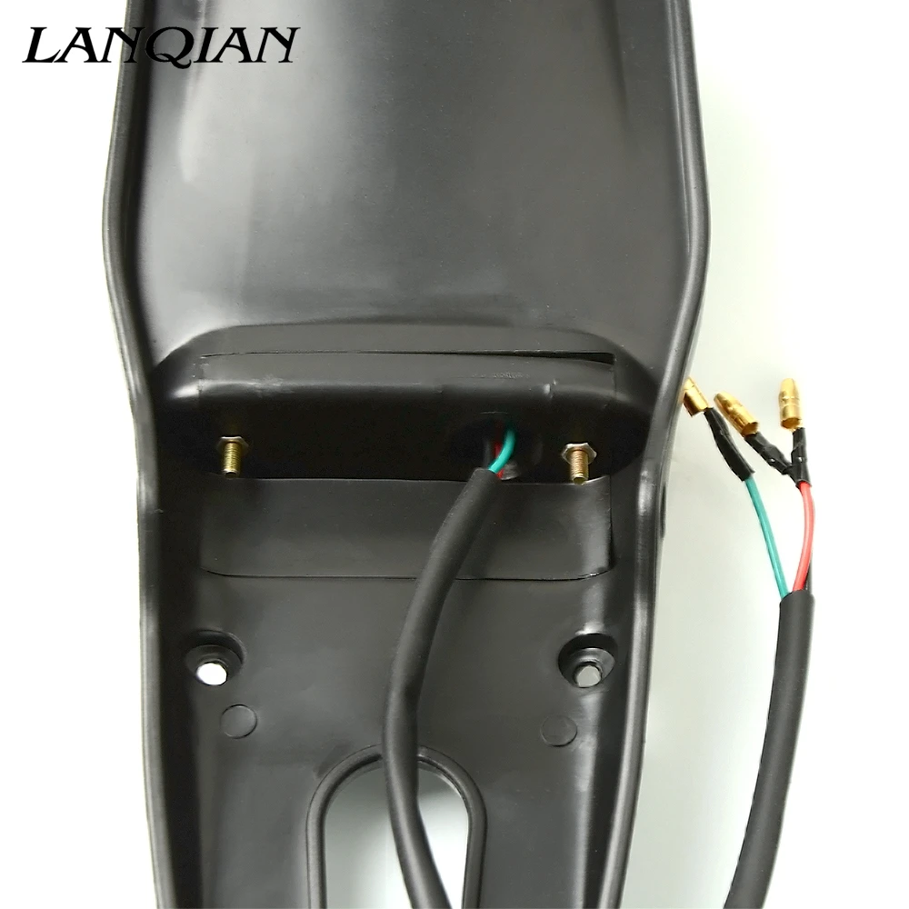 Универсальный мотоцикл водонепроницаемый Встроенный задний фонарь ABS пластик