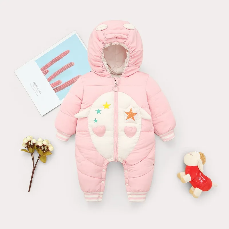 2020 Новые Осенние Комбинезоны для маленьких девочек зимняя цельная одежда костюм