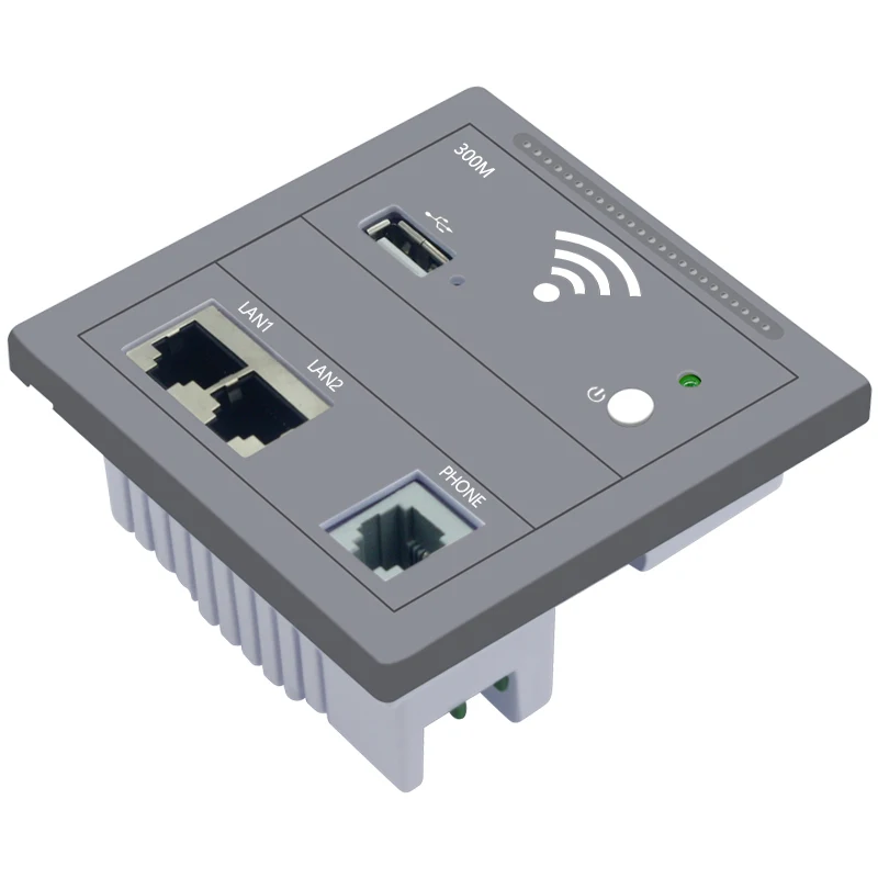 300 Мбит/с два порта LAN с телефоном RJ11 USB 802.3af стандарт POE 86 европейский встроенный