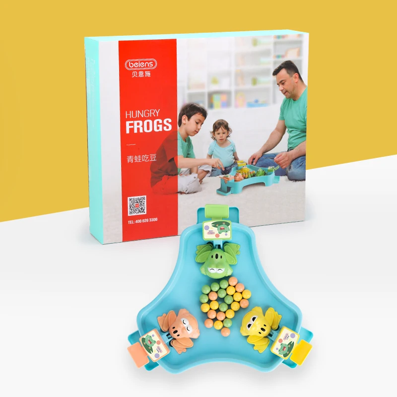 Beiens 2019 Вечерние игры жадная лягушка едят игрушечные бобы широкие игрушки для