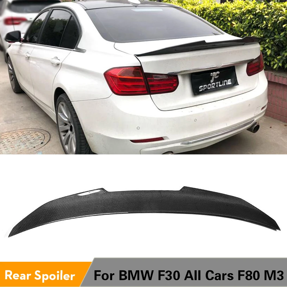 Задний спойлер для багажника BMW 3 серии F30 F80 M3 2013-2018 задний из углеродного волокна