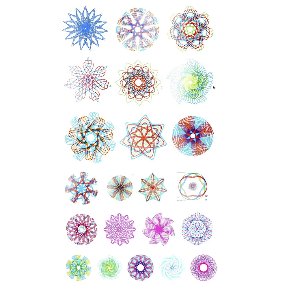 Обучающие игрушки для детей Спирограф игровой набор спиральный дизайн