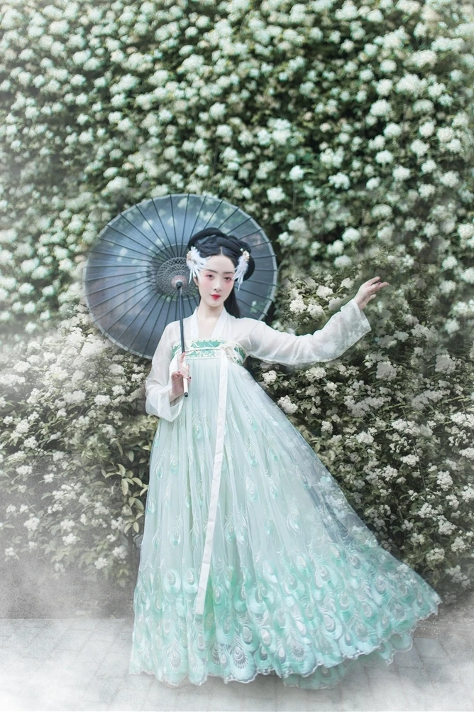 Hanfu Undershirt Skirt Spring Chinese Style Costume Fairy Elegant Women 's Full-chested Daily |
