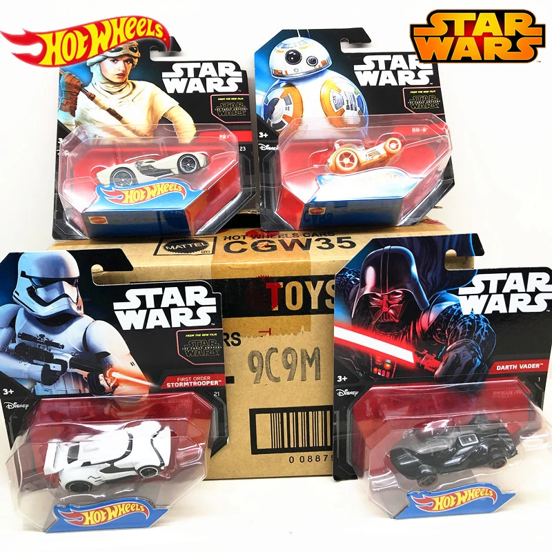 Подлинные Hot Wheels Звездные войны классический фильм тема серии ролевая модель автомобиля коллекция игрушек для детей мальчиков подарок на день рождения CGW35