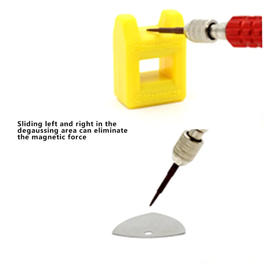 Powerful screwdriver plus magnetic device Dual-use degausser Mini Screw batch Fast magnetizer | Мобильные телефоны и