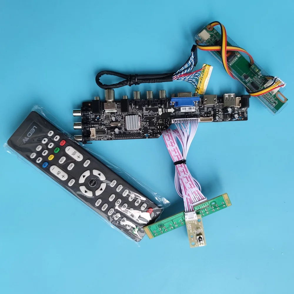 

Kit for B170PW06 V.2 30pin 1440X900 1 CCFL USB AV digital 17" HDMI-compatible LCD Controller board TV Panel VGA DVB-T DVB-C
