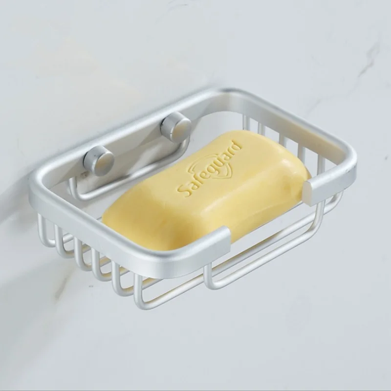 Воздухопроницаемая алюминиевая сетка для мыла дренаж контейнер Коробка ванной