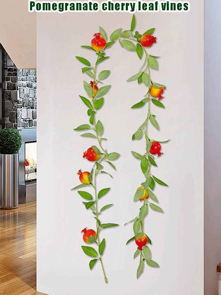 

178CM Artificial Green Eucalyptus Garland Leaves Vine Fake Vines Rattan Plants Ivy Wreath Garden Wall Decor For Wedding Party