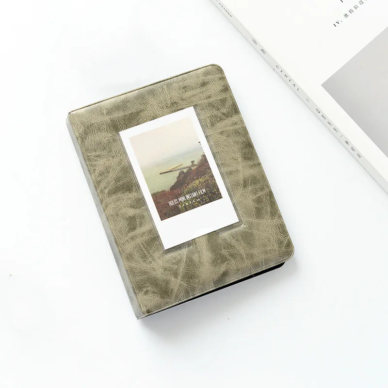 R 64 Pockets Polaroid Photo Album 3 inches Mini Instant Picture Case Storage For Fujifilm Instax Mini Film 8 Instax Album Fotograf - Цвет: R