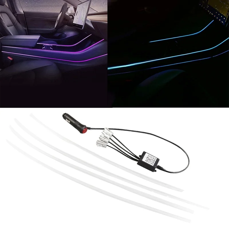 

3 neon tube and door output sticker, built-in RGB LED light, with controller