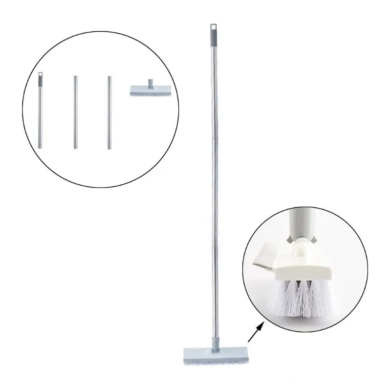 

Double-sided Cleaning Brush Telescopic Rotation Floor Wiper Brush Carpet Sweeper