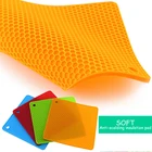 Силиконовый коврик-подставка для посуды, термостойкий, нескользящий