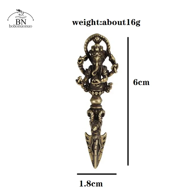 

Медный пестик слон брелок