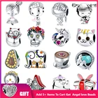 Шарм-подвеска Слон из серебра 925 пробы для браслетов Pandora