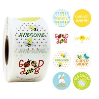 500 pcsroll teacher reward stickers for children spring theme for students teachers classroom use kids toys stickers