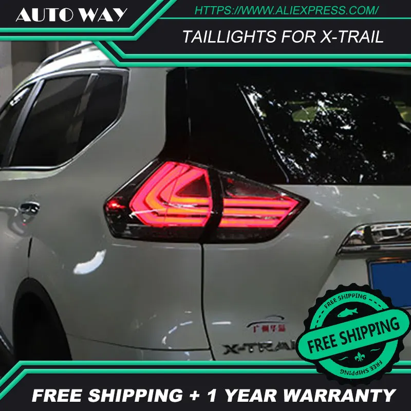 Чехол для задних фонарей Nissan светодиодный задний фонарь XTRAIL 2014-2019 г. | Автомобили