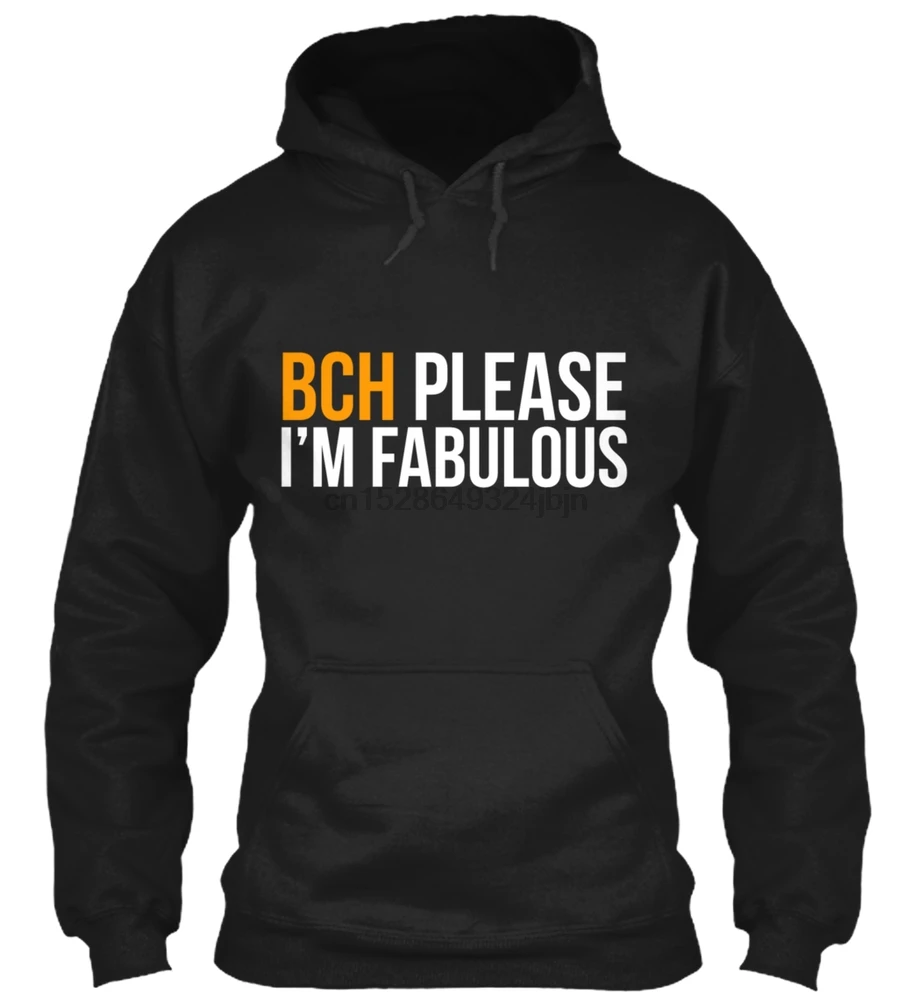 BCH пожалуйста смешной Биткоин шутка уличная одежда для мужчин и женщин толстовки