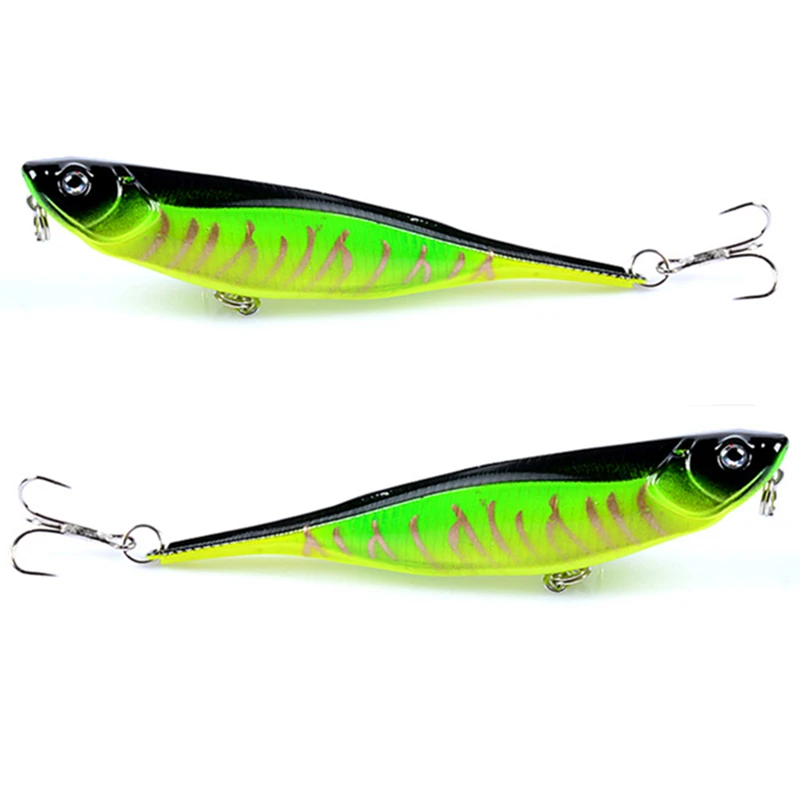 

Topwater Pencil Fishing Lure 10cm 9.8g Isca Artificial Bait Crankbait Wobbler Pesca For Pike Bass Minnows Fishing tackle