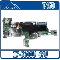 laptop motherboard for lenovo thinkpad t450 i7 5600u mainboard aivl0 nm a251 00hn531