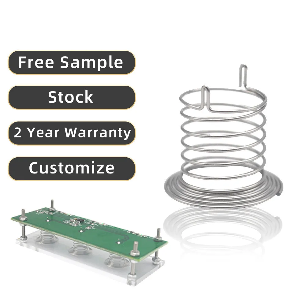 

FINEWE Flexible Wire Conical Spring Nickel-Plated Compression Touch Spring Wire Diameter 0.4mm 0.5mm OD 10mm