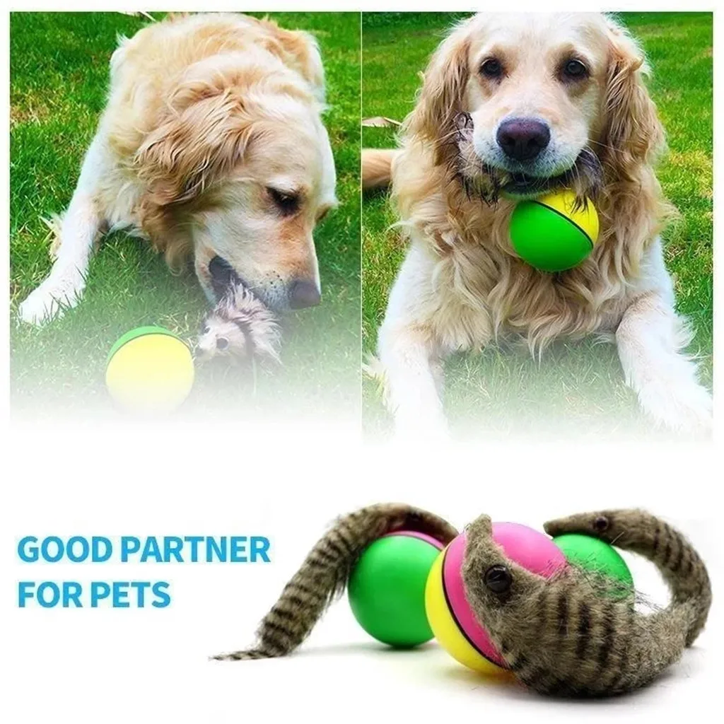 Pet игрушки для собак и кошек Электрический бобра игрушка Горностай скользящий