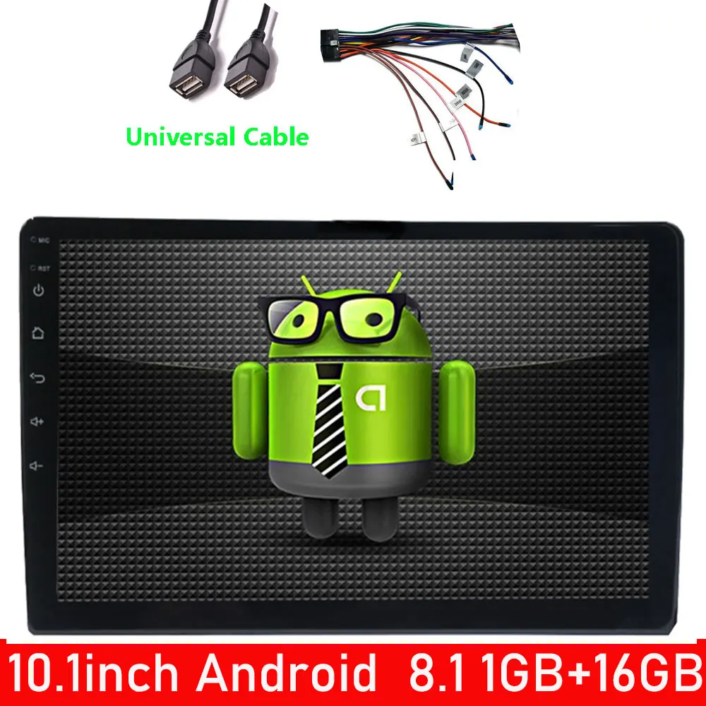 10.1inch universal Автомобильные аксессуары Android 8,1 2 Din Автомобильный Радио Мультимедиа Видео плеер Универсальный Авто Стерео gps карта для Volkswagen Nissan hyundai - Цвет: 10.1inch universal