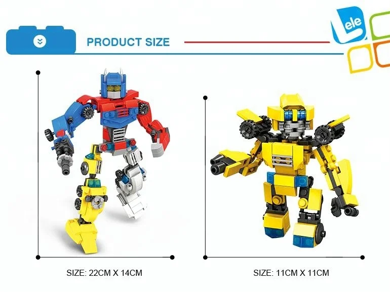 

Amazon Hot Selling STEM 4-in-1Robot Car Transform Building Blocks Toy for Boys 7-12y BOYS