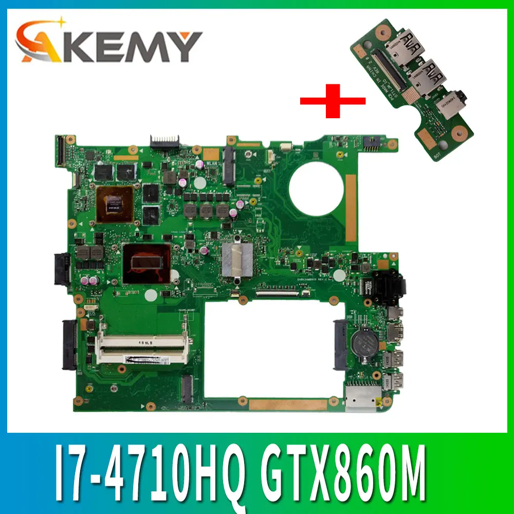 

Отправка платы + G771JM материнская плата I7-4710HQ GTX860M для ASUS G771J G771JK материнская плата для ноутбука G771JM материнская плата G771JM материнская плата