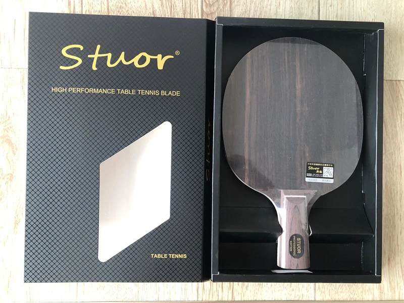 Stuor Ebony 7 слоев чистого дерева ракетки для настольного тенниса пинг-понг профессиональный тренировочный нож