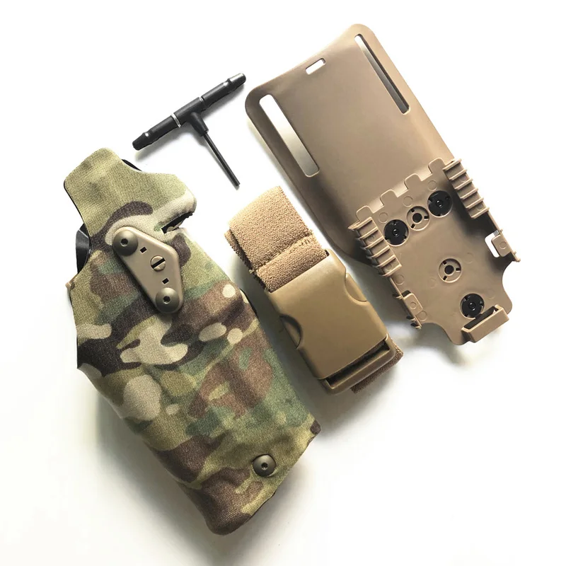 Тактический Пистолет Кобура TMC X300 светильник совместимый с G17/18 креплением QL