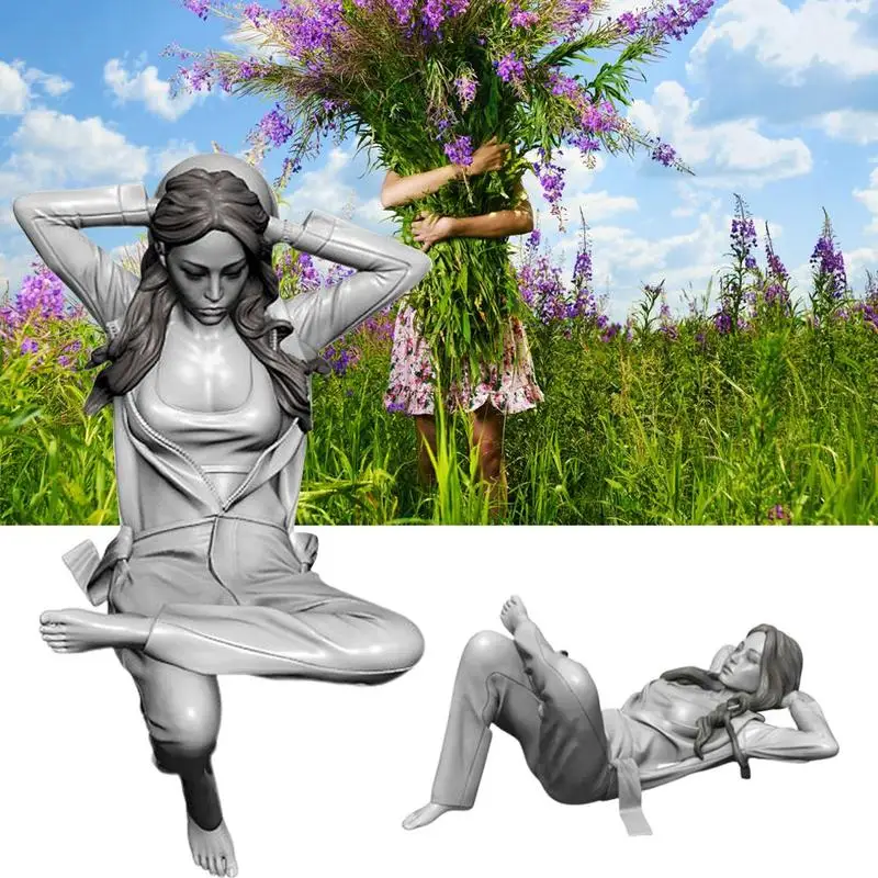 

YUFAN 1/35 Tokyo Girl Series Resin Soldier 5cm Sexy DIY include Model Static Model Genuine Resin Self-assembled Packaging P A7T2