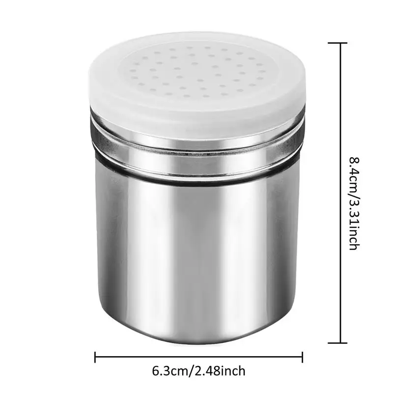 

Kitchen Gadgets Spice Bottle Seasoning Box Kitchen Spice Storage Bottle Stainless Steel Jars Salt Pepper Cumin Powder Box