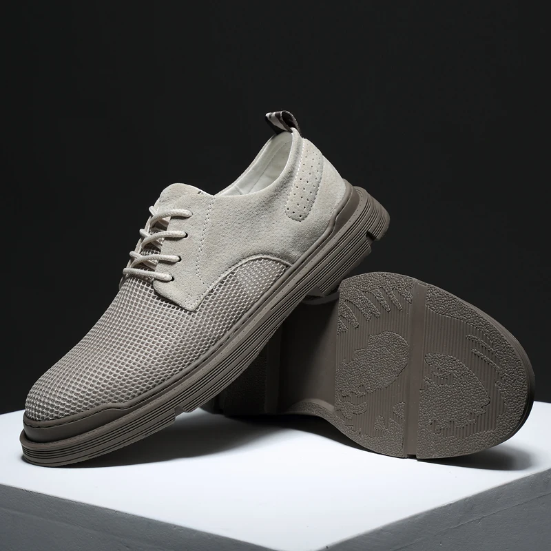 

Casual Shoes Men Leather Summer Breathable Men's Shoes Men Sneakers Comfortable Casual Man Safety Leisure Mens Causal