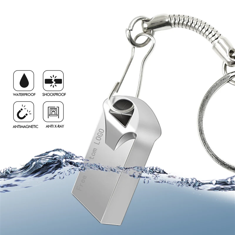 Черная usb-флешка 128 ГБ высокоскоростная флеш-карта памяти 64 ГБ Флешка 32 Гб металлическая Usb флешка 16 Гб Флешка 8 ГБ логотип на заказ