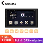 Автомагнитола Camecho, 2 Din, Android 9, 7 дюймов, 2.5D, Bluetooth, Wi-Fi, GPS, FM-радио
