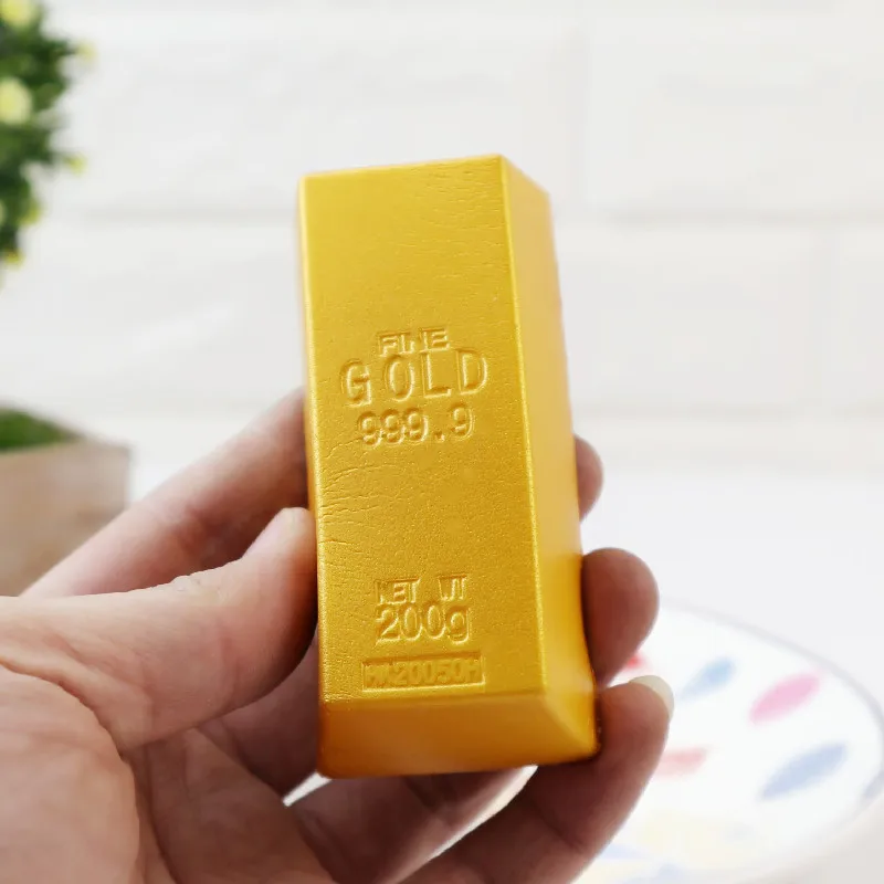 

Nicce Pu slow rebound simulation gold bar squishy decompression puzzle model
