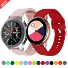 Ремешок силиконовый для Active 2 42 мм Samsung Galaxy Watch 46 мм Amazfit GTR Bip, сменный Браслет для Huawei watch GT GT2, 22 мм 20 мм
