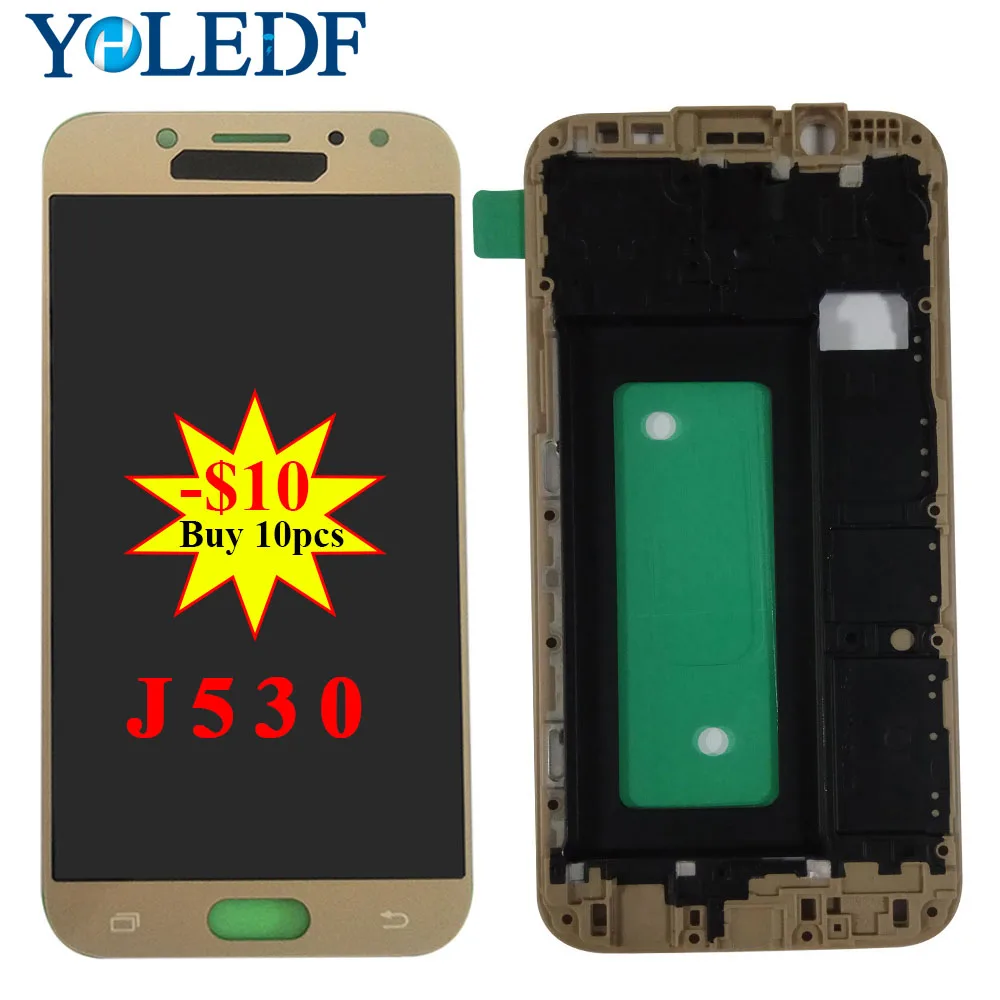 ЖК дисплей для Samsung Galaxy J5 Pro 2017 J530 J530F сенсорная панель дигитайзер в сборе запасные