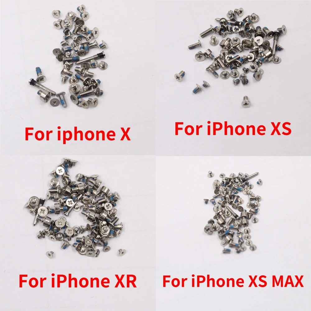 

PINZHENG Complete Screw Kit For iPhone X XS XR XSMAX Screw Set Replacement 2 Bottom Dock Screws Accessories Set Repair Bolt