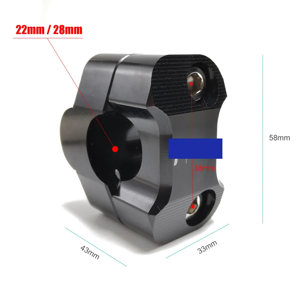 Мотоциклетные аксессуары алюминиевые крепления на руль хомут зажим кронштейн
